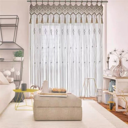 Boho Hanging Curtain & Room Divider