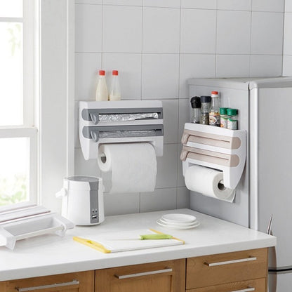 Wall-Mounted 4-in-1 Kitchen Holder